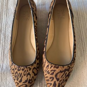 Leopard print ballet flats